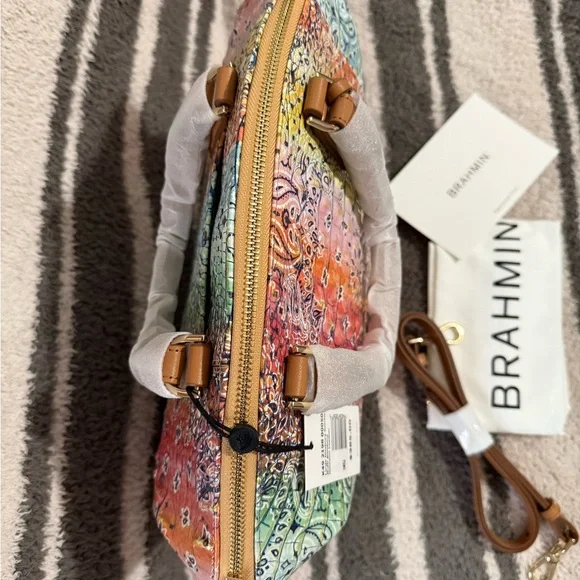 NWT BRAHMIN LARGE DUXBURY MULTI BANDANA 
“ONLY OPENED TO TAKE PHOTOS” - Picture 8 of 15